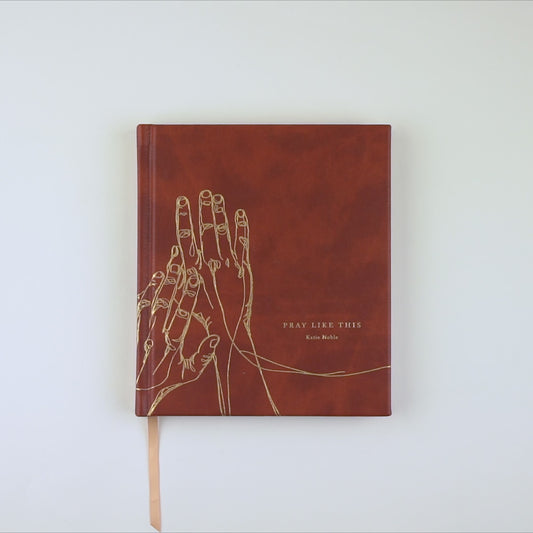 'Pray Like This' Faux Leather Devotional
