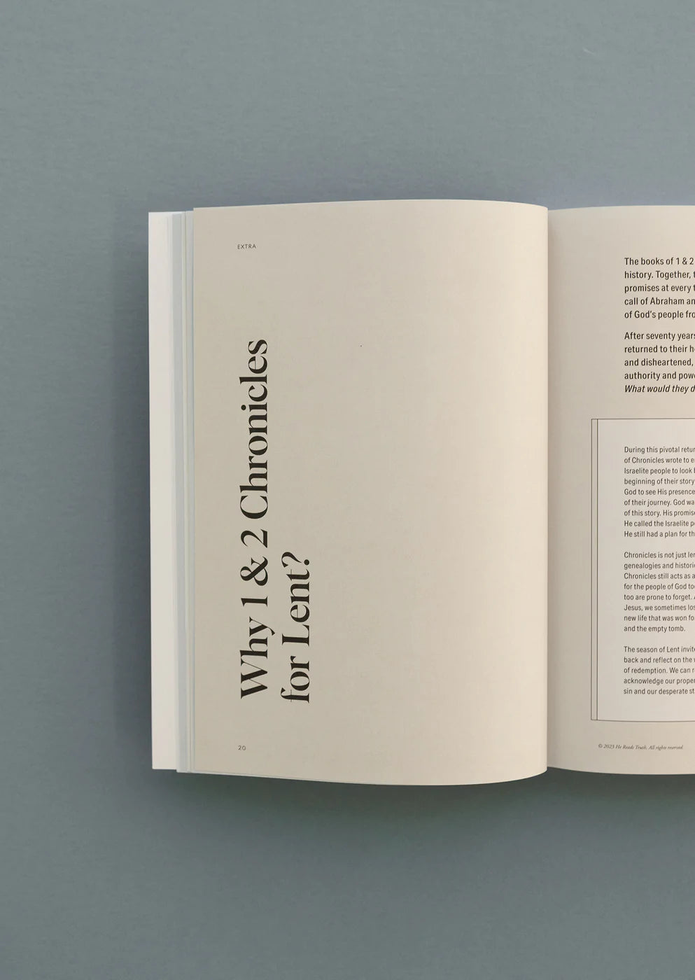 'Lent 2023' Legacy Book (Mens)
