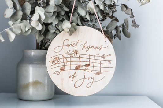 'Sweet Hymns of Joy' LIMITED EDITION Wall Hanging