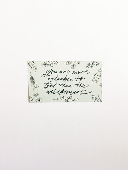 More Than Wildflowers magnet